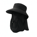 Wide Brim Detachable 100% Polyester Bucket Hat