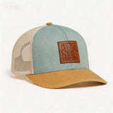 Trcuker Hat  - 100% cotton/polyster  fabric with embroidery logo  Tracker  Hat