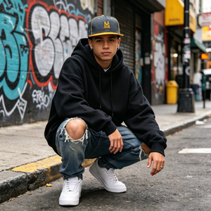 Hip Pop 6 Panel Cotton Snapback Baseball Hat