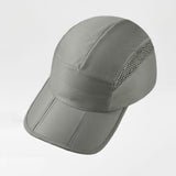 Foldable Brim 5 Panel Polyester Baseball Hat