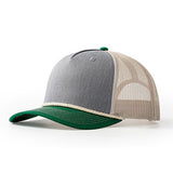 Curved Brim 5 Panel Cotton & Polyester Trucker Hat