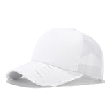 Curved Brim Cotton & Polyester Trucker Hat