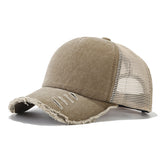 Curved Brim 5 Panel Cotton & Polyester Trucker Hat