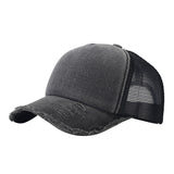 Curved Brim 5 Panel Cotton & Polyester Trucker Hat