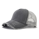 Curved Brim Cotton & Polyester Trucker Hat