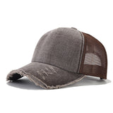 Curved Brim 5 Panel Cotton & Polyester Trucker Hat
