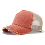 Curved Brim Cotton & Polyester Trucker Hat