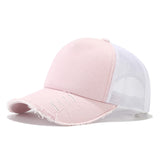 Curved Brim Cotton & Polyester Trucker Hat