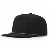 Flat Brim 100% Polyester Baseball Hat