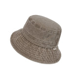 Casual Washed Cotton Bucket Hat
