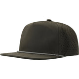 Flat Brim 5 Panel 100% Polyester Baseball Hat